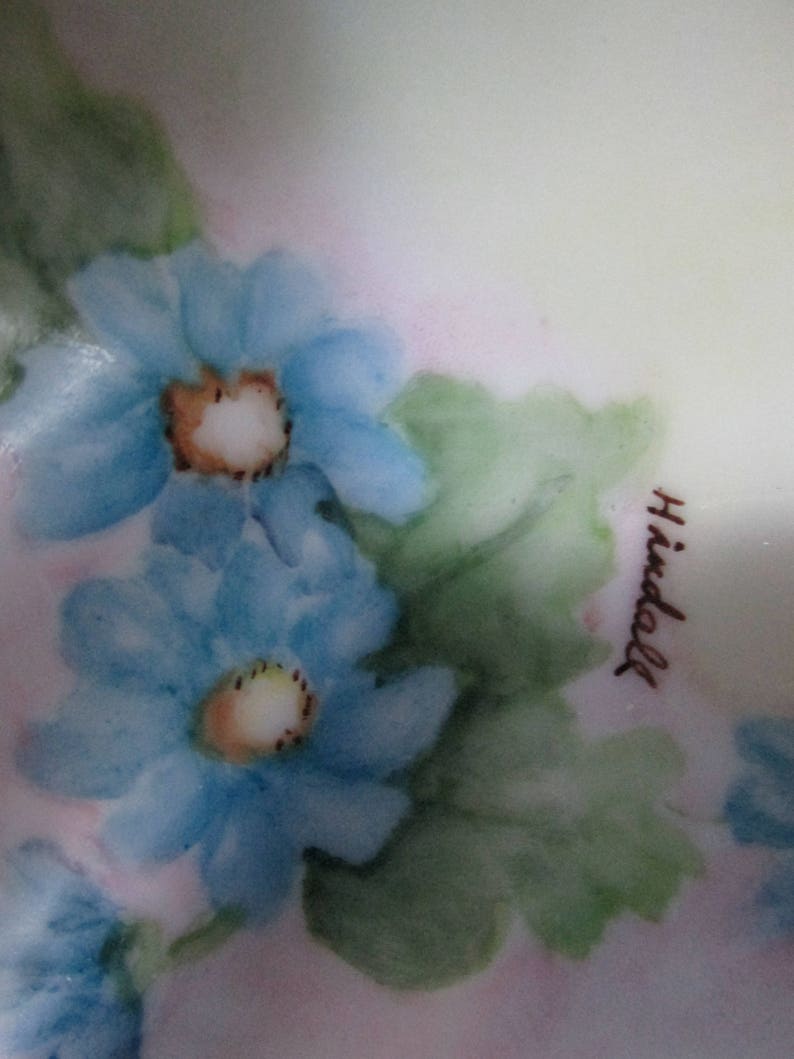 Vintage Trinket Dish with Butterfly