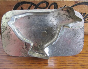 Primitive Tin Chick Cookie Cutter Handmade Primitive Kitchen