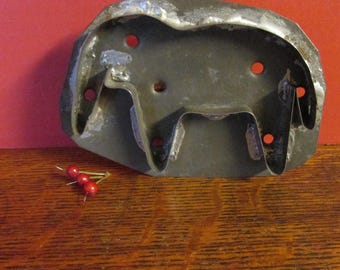 Primitive Tin Elephant Cookie Cutter  Handmade