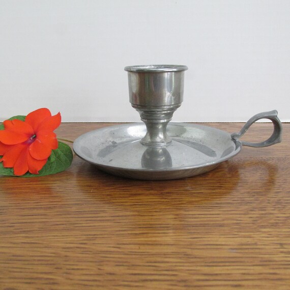 Vintage Pewter Candlestick Holder Stieff No. P779 Etsy