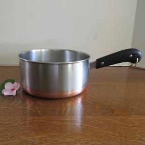 Vintage Revere Ware Saucepan  Two Quart Made Under Process Patent  NO LID