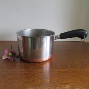 Vintage Revere Ware Saucepan  1 1/2 Quart Made in Rome NY NO LID