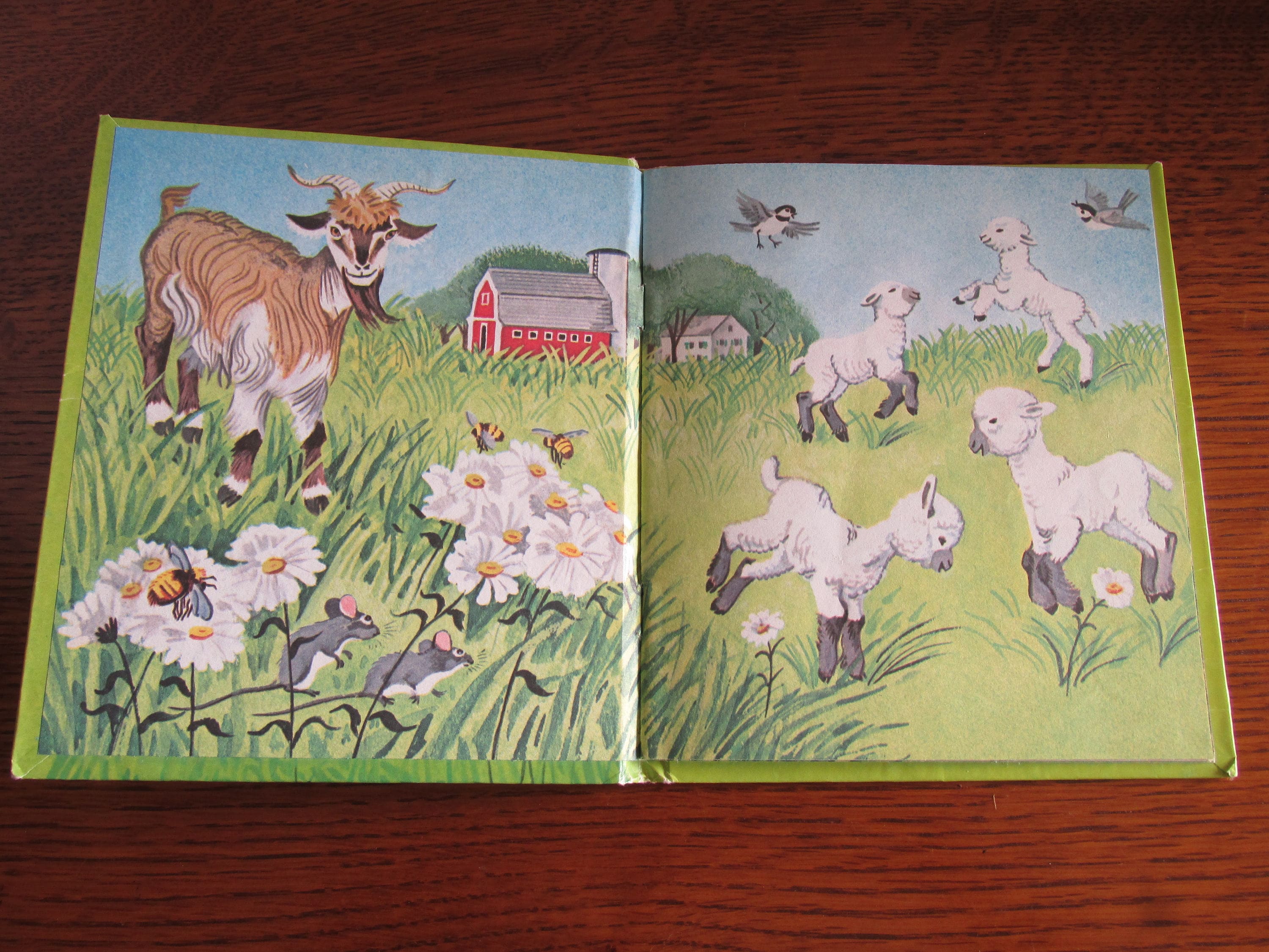 My Little Book of Farm Animals 1972 Merrigold Press Tell A | Etsy