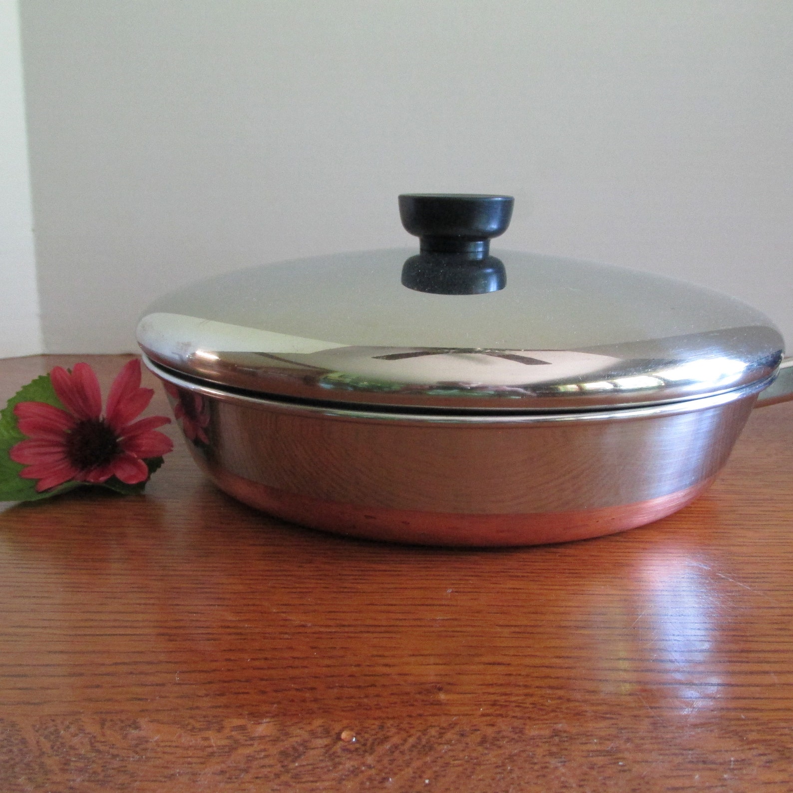 Vintage Revere Ware Skillet & Lid 9 Inch Frying Pan Made in Etsy