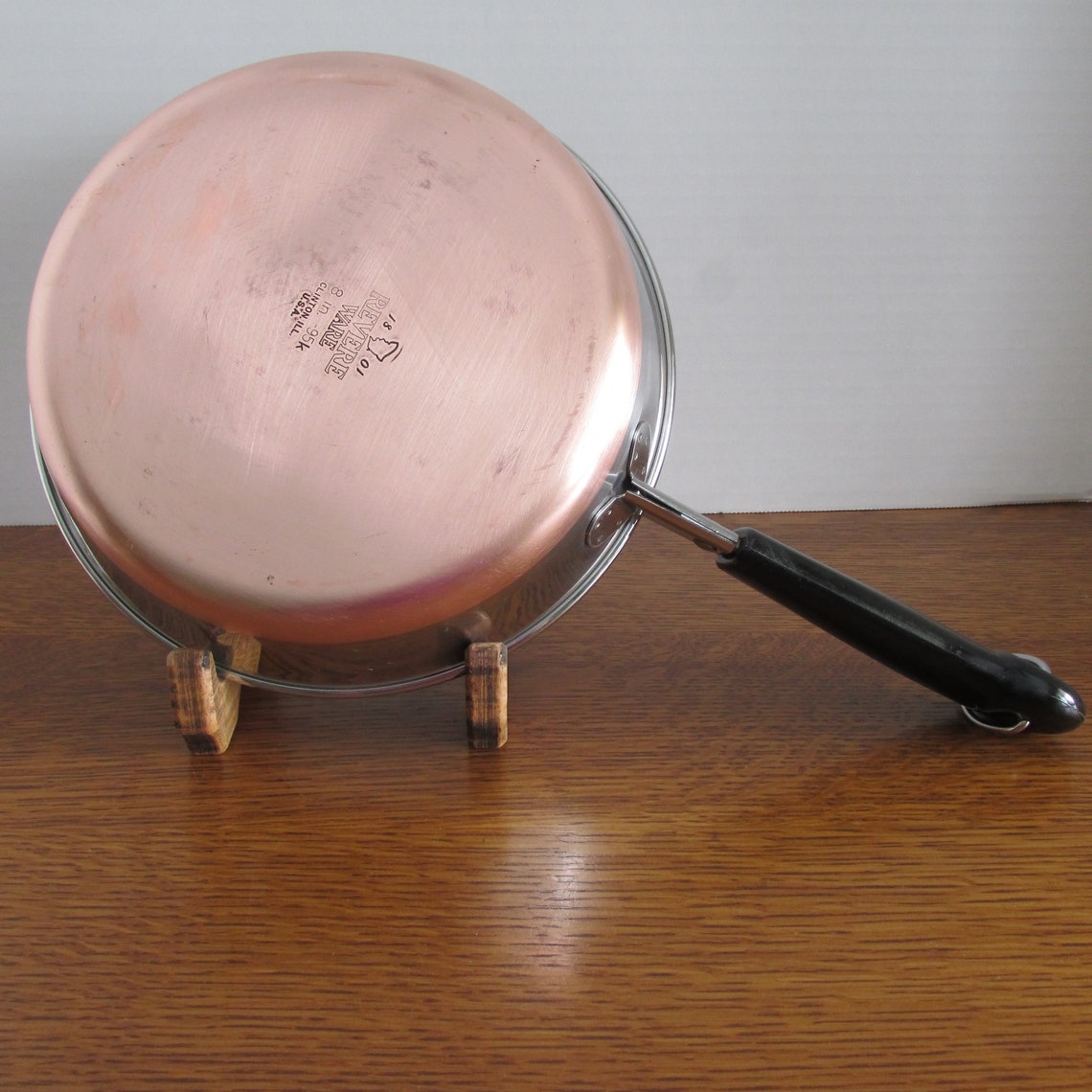Vintage Revere Ware Skillet & Lid 8 Inch Frying Pan Made in Etsy