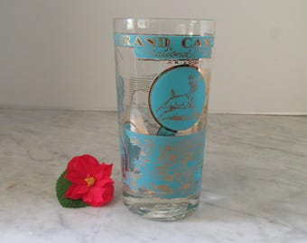 Vintage Grand Canyon Souvenir Glass Tumbler  12 oz  National Park Series 1960s