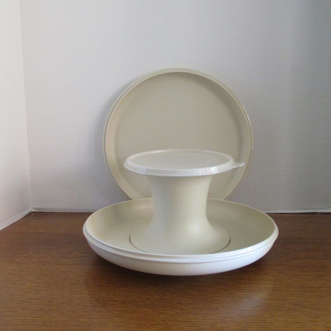 Vintage Tupperware Serveitall Set With Lid 4 Pieces 1984 Etsy