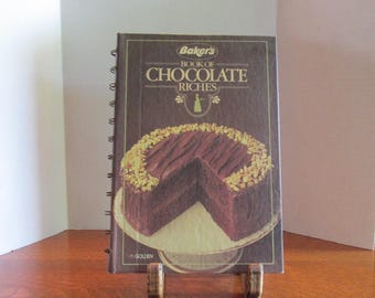 Baker's Book of Chocolate Riches  Spiral Bound  Copyright 1983