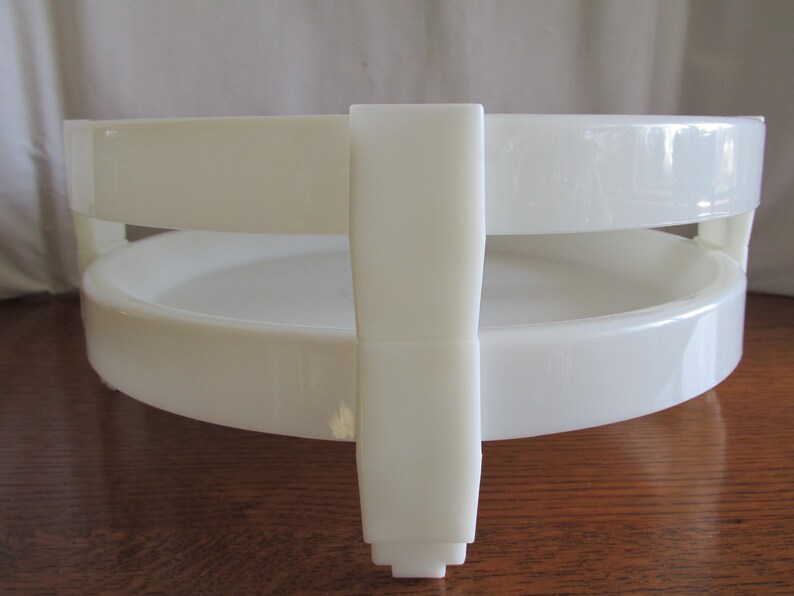 Vintage Pair Tupperware Divide A Rack Tupperware Pie Stackers