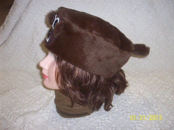 Souvenir Groundhog Brim Hat////Groundhog Day////Punxsutawney Pa////February 2