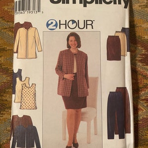Simplicity sewing pattern 7291 size 26w-32w uncut