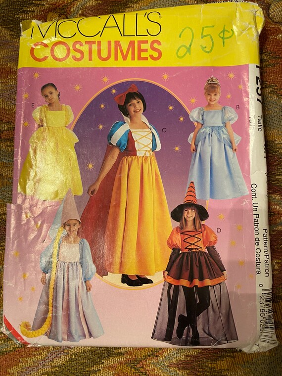 Mccalls Sewing Pattern P257 Costumes Uncut Size 7810 - Etsy