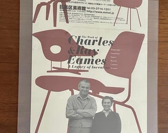 2005 Eames Small Ephemera Poster Creative Heritage Exhibition Meguro Art