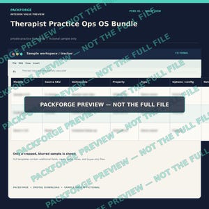 Therapist Private Practice Notion Template Bundle — Practice Ops, Roster & Calendar Digital Download image 3