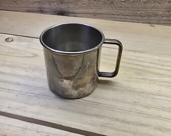 Vintage 1881 Rogers EPNS Silverplate Baby Cup 71500 Engraved