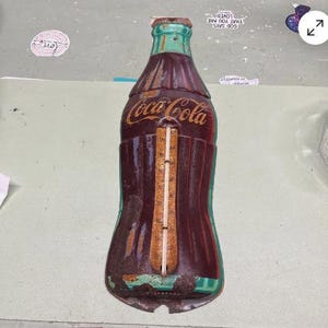 Vintage Coke Thermometer - Etsy