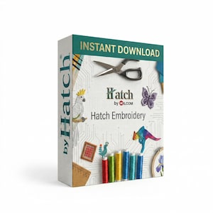 Hatch 2 Embroidery Software Lifetime License (Instant Download)