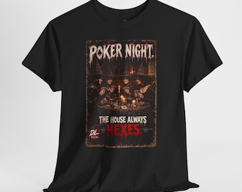 Funny Witch Shirt, Witch Poker T-Shirt, Dark Humor Halloween Tee
