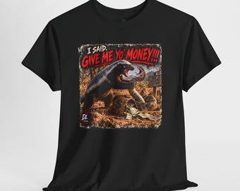 Give Me Yo Money Shirt, Honey Badger Snake Tee, Funny Animal Dark Humor T-Shirt, Bad Decisions Graphic Tee