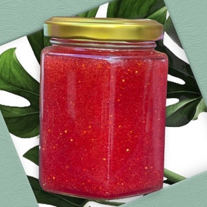 Homemade Strawberry Jam Preserves 6 oz jar image 3