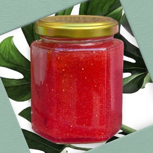 Homemade Strawberry Jam Preserves 6 oz jar image 2