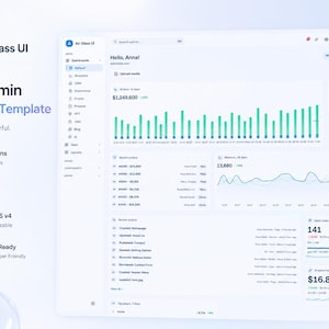React Air Glass UI-instrumentpanel/CRM