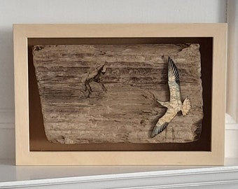 Assemblage / Migrating Birds Series : Driftwood No. 3