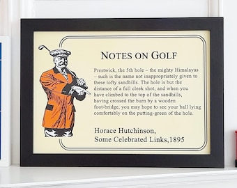 Horace Hutchinson: Apuntes sobre golf - Campo de golf de Prestwick, hoyo 5, "El Himalaya"
