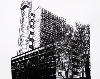 362 : London - Trellick Tower - limited edition screenprint