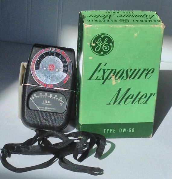 1950 General Electric Exposure Meter DW68 Box and Lanyard Etsy