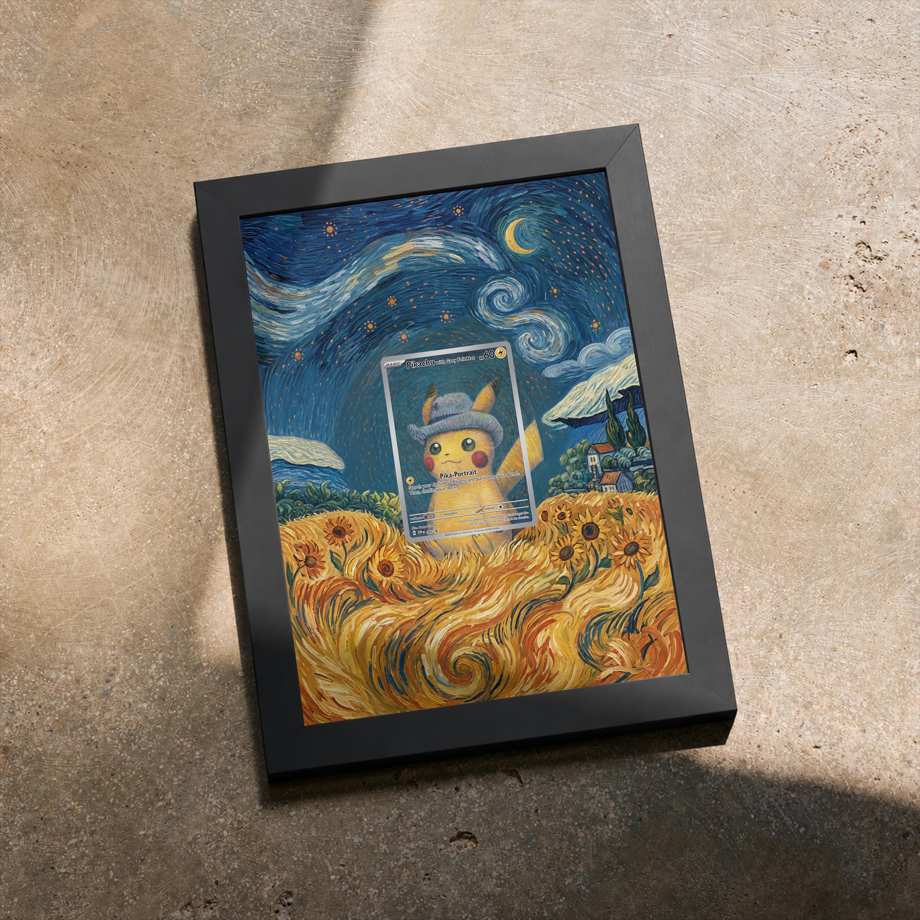 Pikachu Van Gogh Promo - Etsy