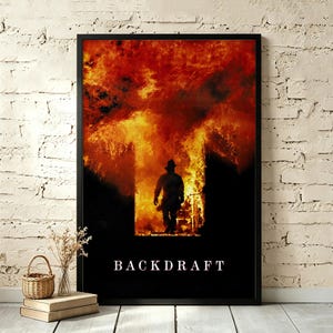 Backdraft poster - Etsy 日本