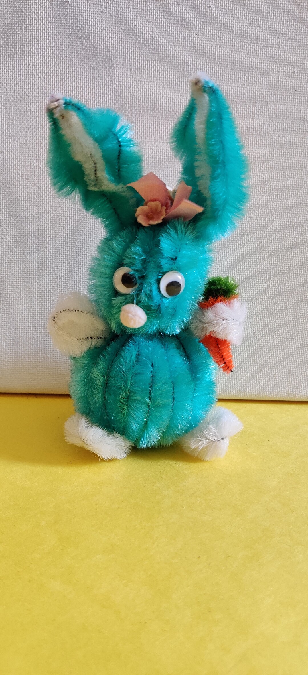 Cute Chenille Vintage Bunny Rabbit Adorable Great Kitschy - Etsy