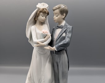 Lladró Lladro From this day forward Wedding Porcelain Figurine Spain made tall piece