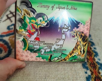 In memory of Korea and Japan retro cigarette case