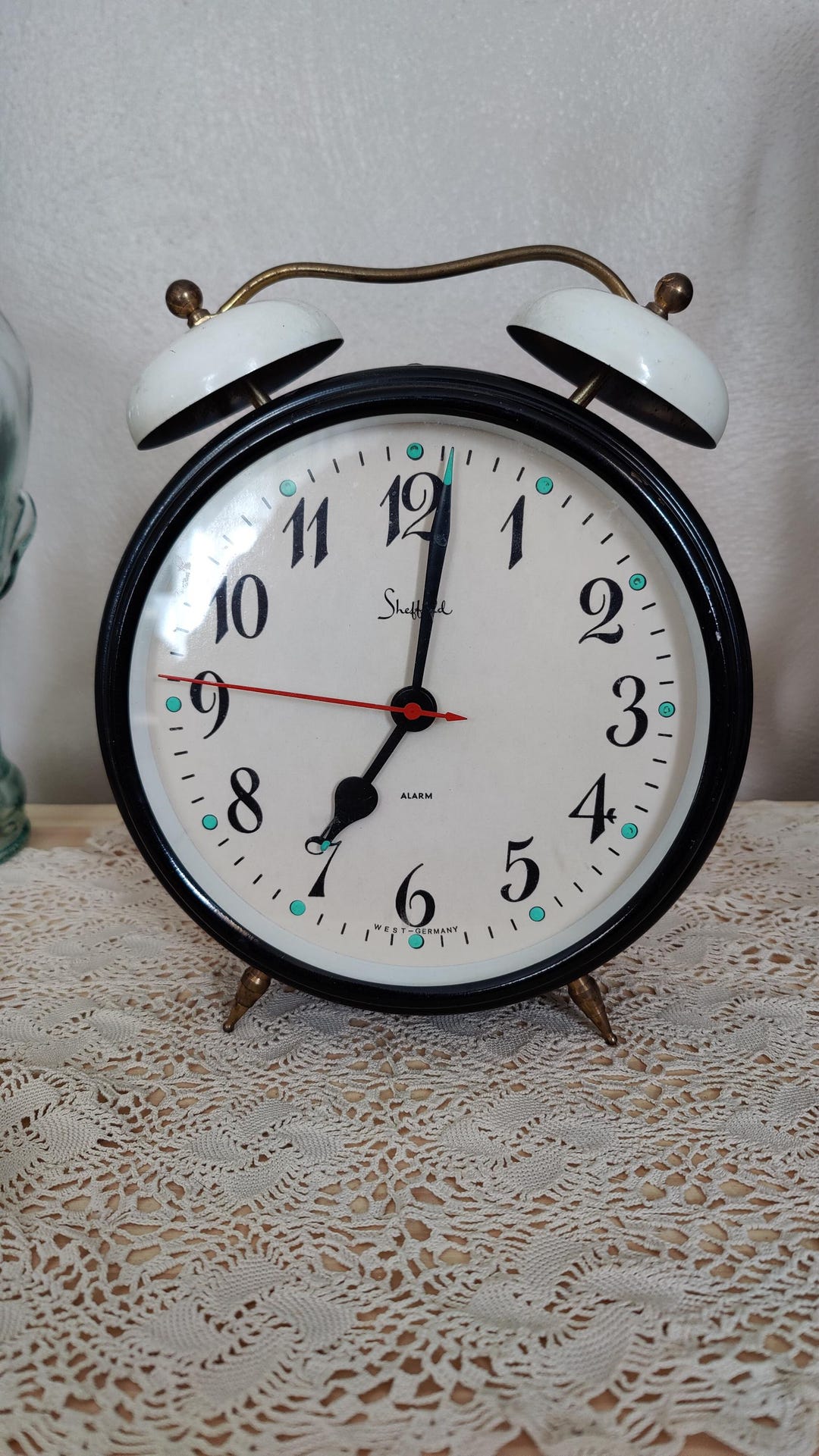 Comically Big Clock Comically Super Sized Sheffield Wind up Alarm Clock Made in West ...