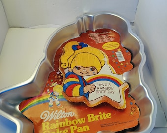 1983 Wilton rainbow Brite cake pan cute vintage nostalgia baking pan