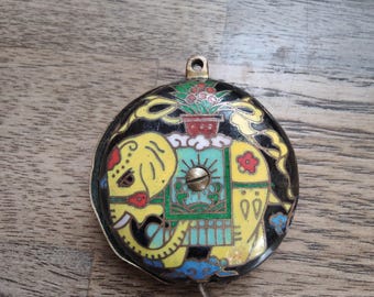 Flying arrow cloisonne elephant measung tape