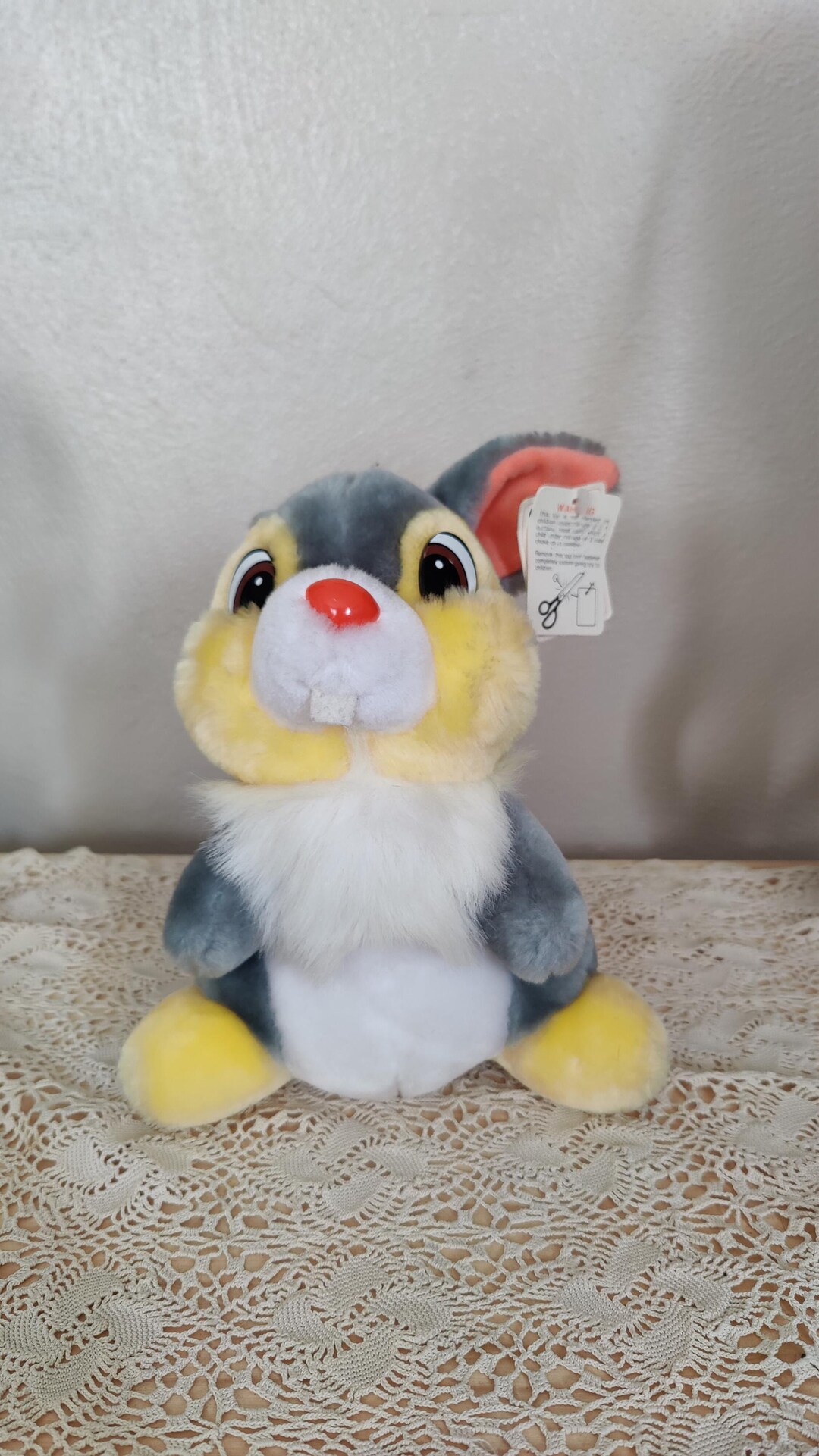 Super Cute Retro Thumper Rabbit Stuffed Animal From Disney Bambi - Etsy