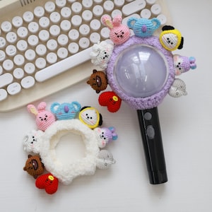 Handmade Crochet Army Bomb Cover | OT7 Plushies purple cover fits Version 4| Arirang Concert Merch | ARMY Gift