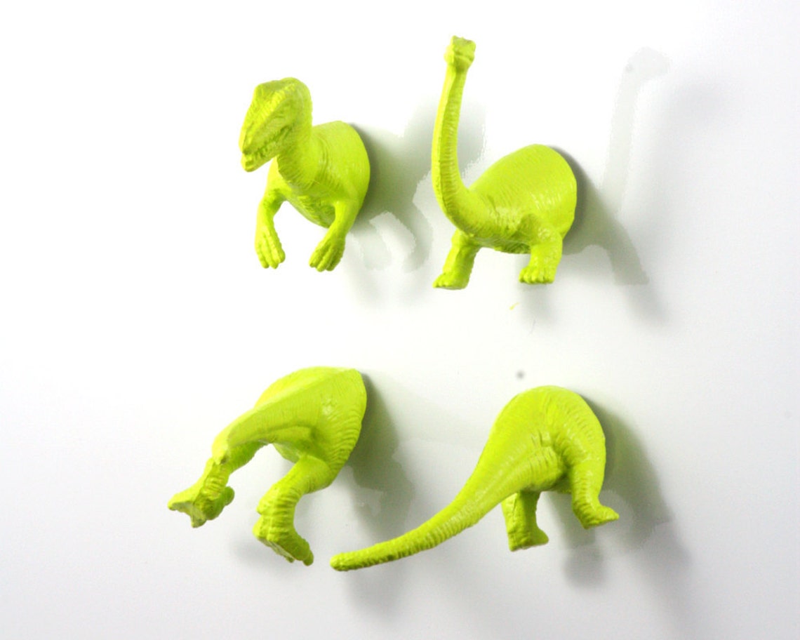 Dinosaur Lime 4 Piece Set in Bright Green Chartreuse Etsy