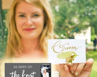 Original Animal Magnet - THE KNOT magazine feature - Choose different animals for escort cards