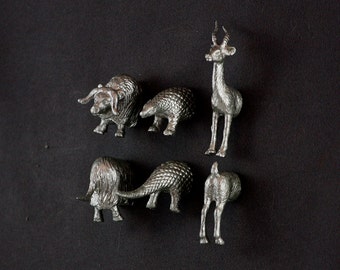 Crazy Animal WEDDING Magnets - Silver Armadillo Muskox Antelope (Musk Ox) - Perfect for wedding favors