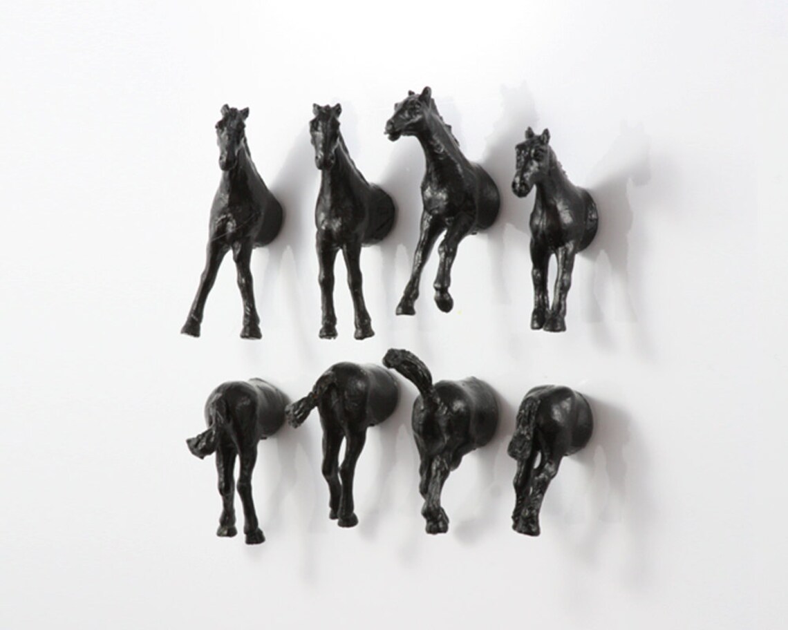 Horses Set 8 Piece Set Black Horses or Order a Etsy