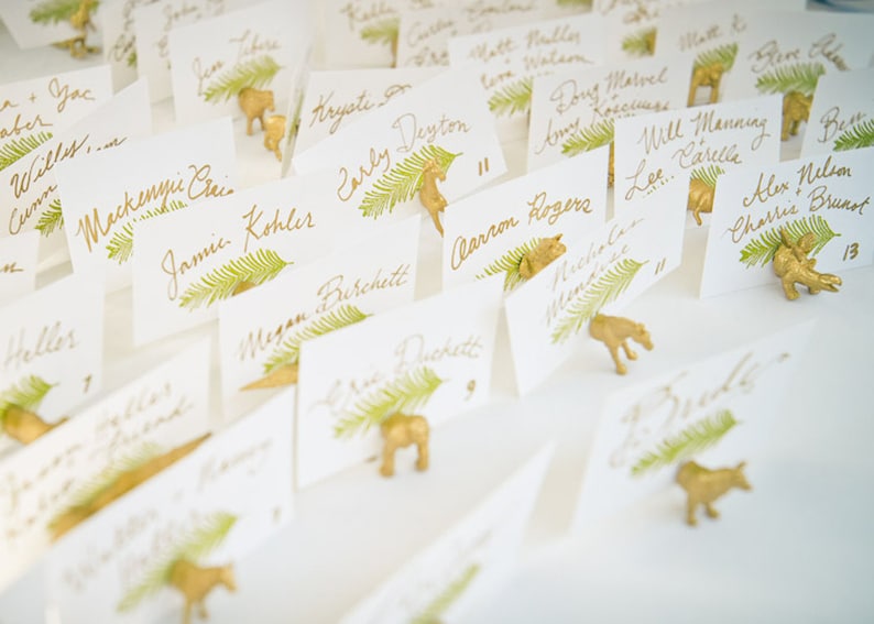 Animal Wedding Favor that can double as Placecard holders Any color and animal you like image 2