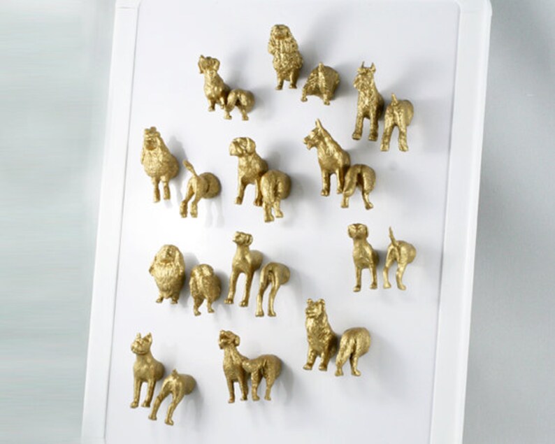 Choose your own animals magnetic place card holders, food card holders, fun gift, cheese card holders, fridge magnets, party favors image 7