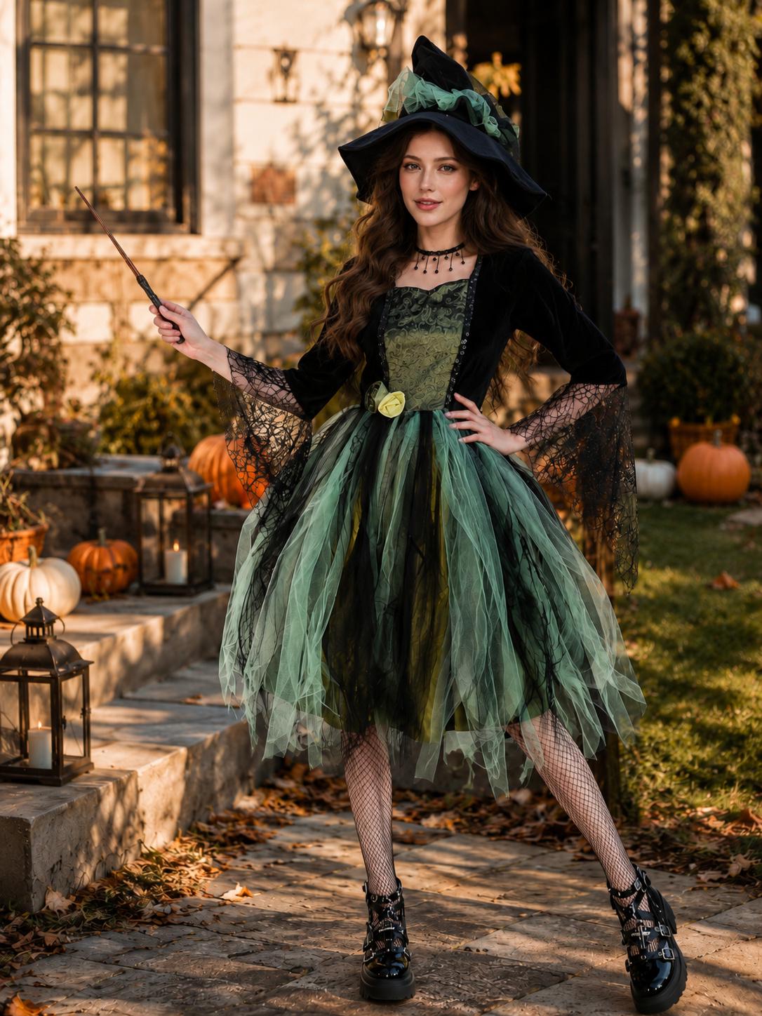 witch green dress Outfits GL-03.03.25