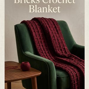 Crochet Blanket Pattern, Afghan Throw PDF with Written Instructions