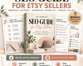 Etsy-SEO-Leitfaden für Verkäufer | Angebote, Keywords und Tags optimieren (Digitaler Download)