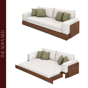 The Sofa Bed Woodworking & Upholstery Blueprints | Instant Download PDF